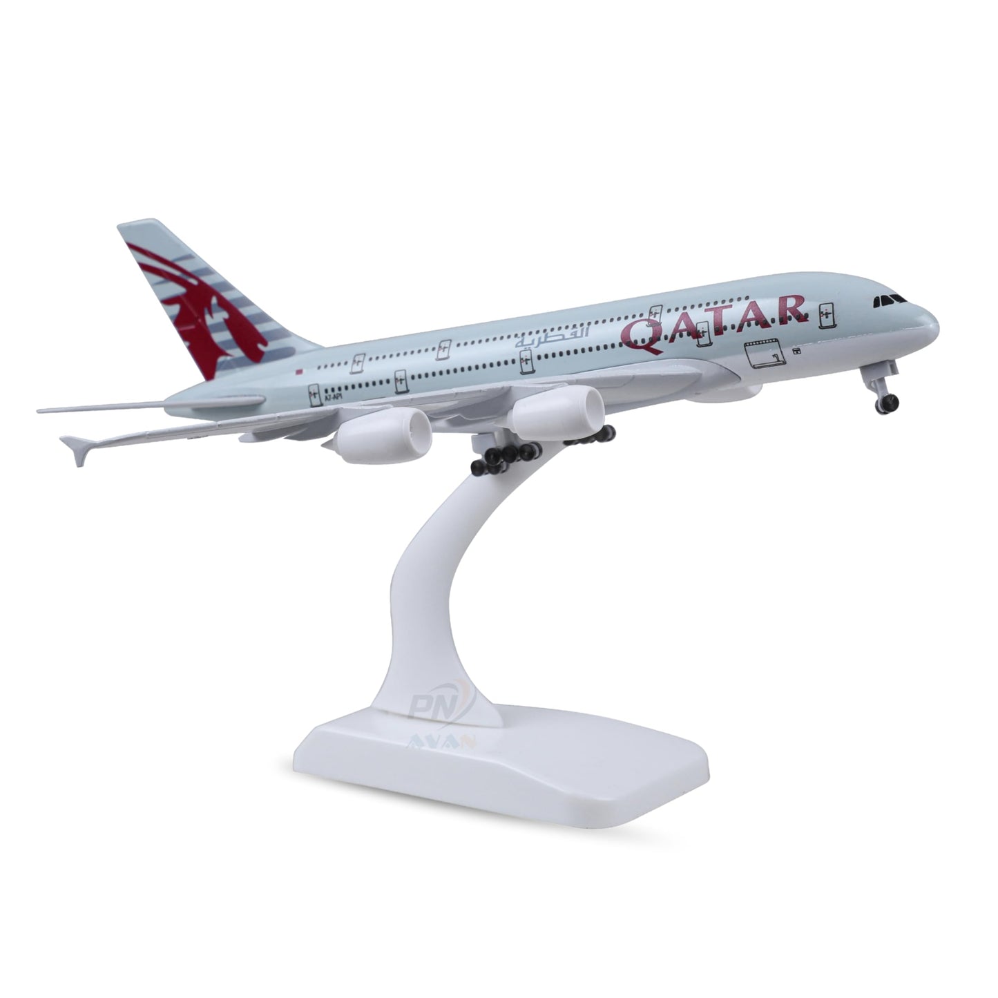 Qatar Airways Full Metal Airplane Model 20cm