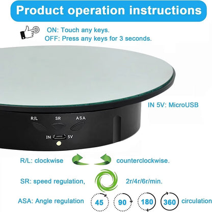 ”8KG" Supported 360 Degree Rotating Display Stand ( 8 inches )