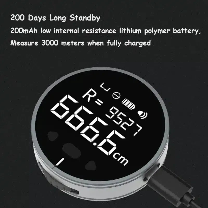 Smart Laser Distance Meter – 99M Digital Rangefinder with HD LED Display