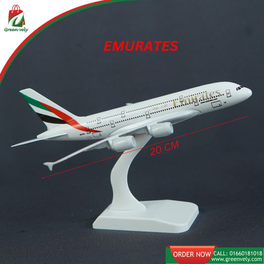Emirates A380 Model Airplane 20cm