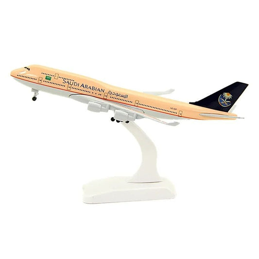 Saudi Arabian Airlines Boeing 747 Model Airplane 20cm