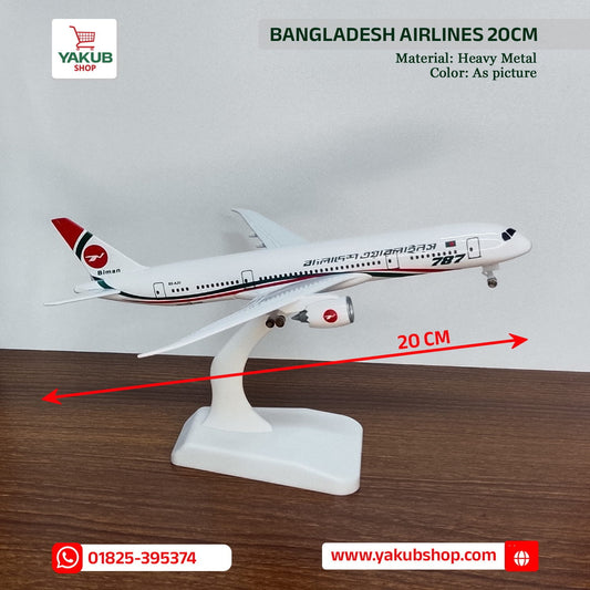 Biman Bangladesh Airlines Boeing 787 Model Airplane 20cm
