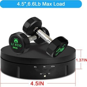 360 degree rotating display stand - Black